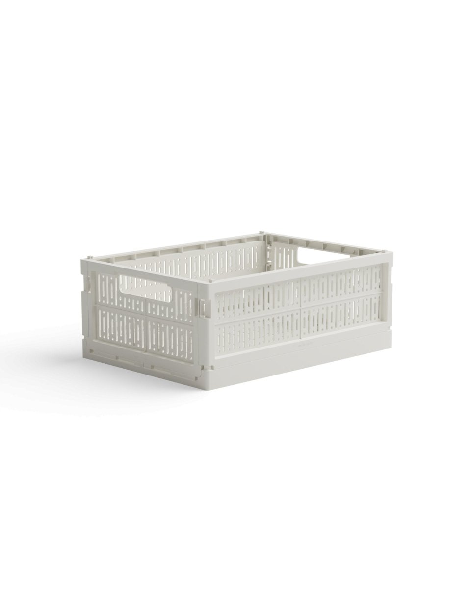 Made Crate - Klappbox Midi Milk - ROSA ECK - Weiß, ,