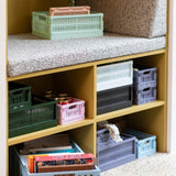 Made Crate - Klappbox Midi Misty Grey - ROSA ECK - Grau, ,