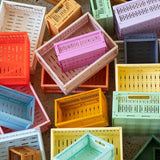 Made Crate - Klappbox Midi Mustard - ROSA ECK - Gelb, ,