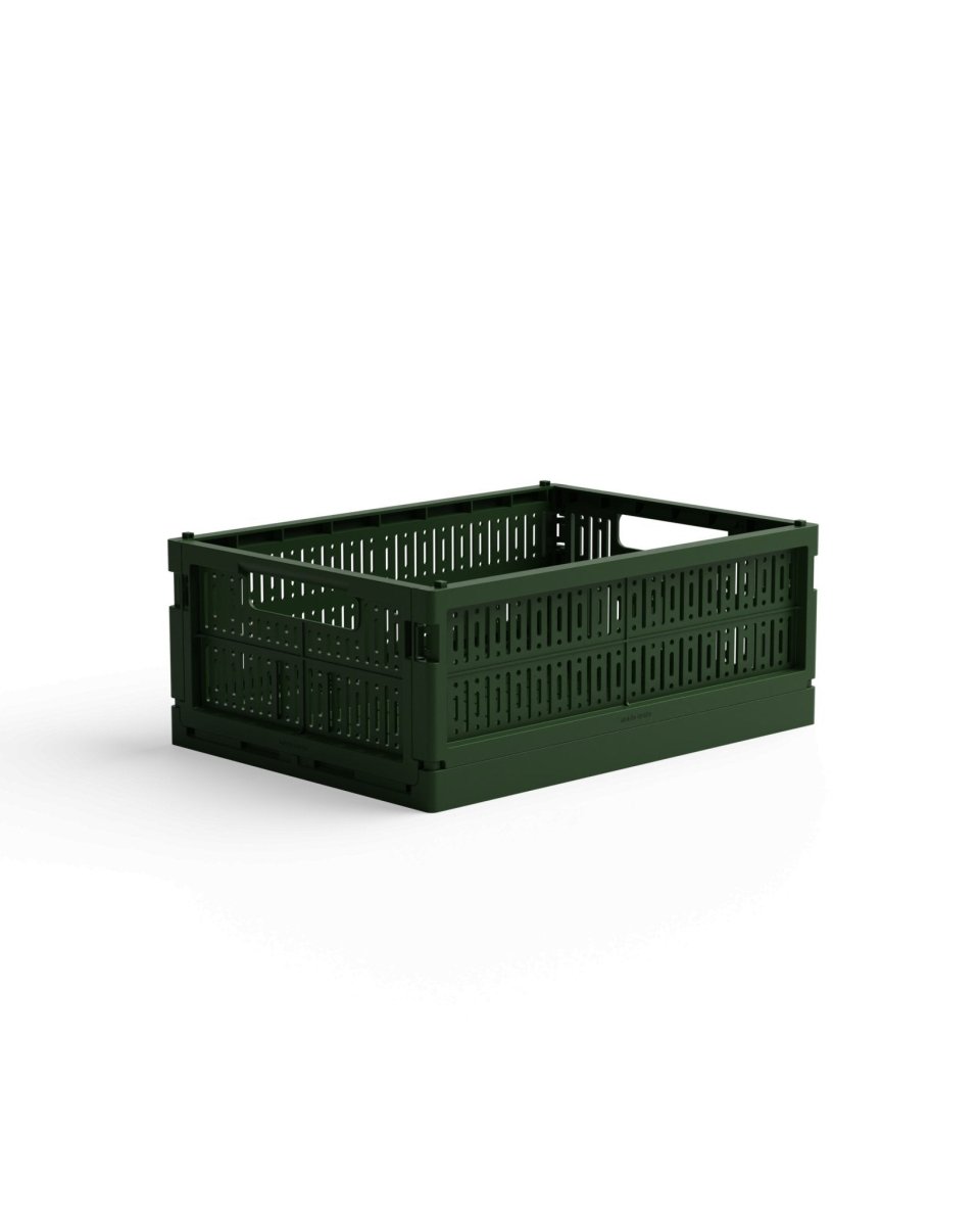 Made Crate - Klappbox Midi Racing Green - ROSA ECK - Grün, ,