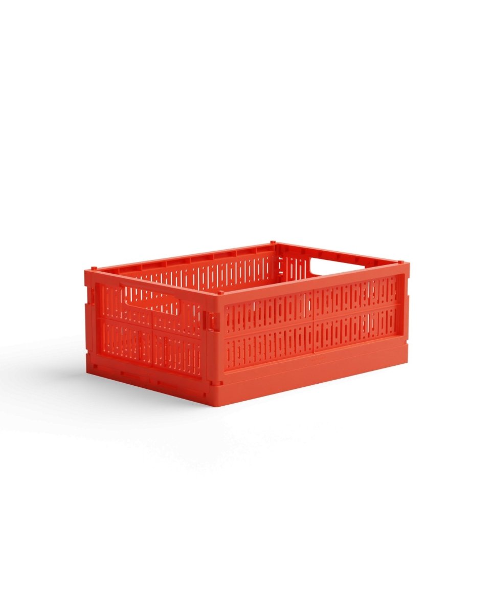 Made Crate - Klappbox Midi So Bright So Red - ROSA ECK - Rot, ,