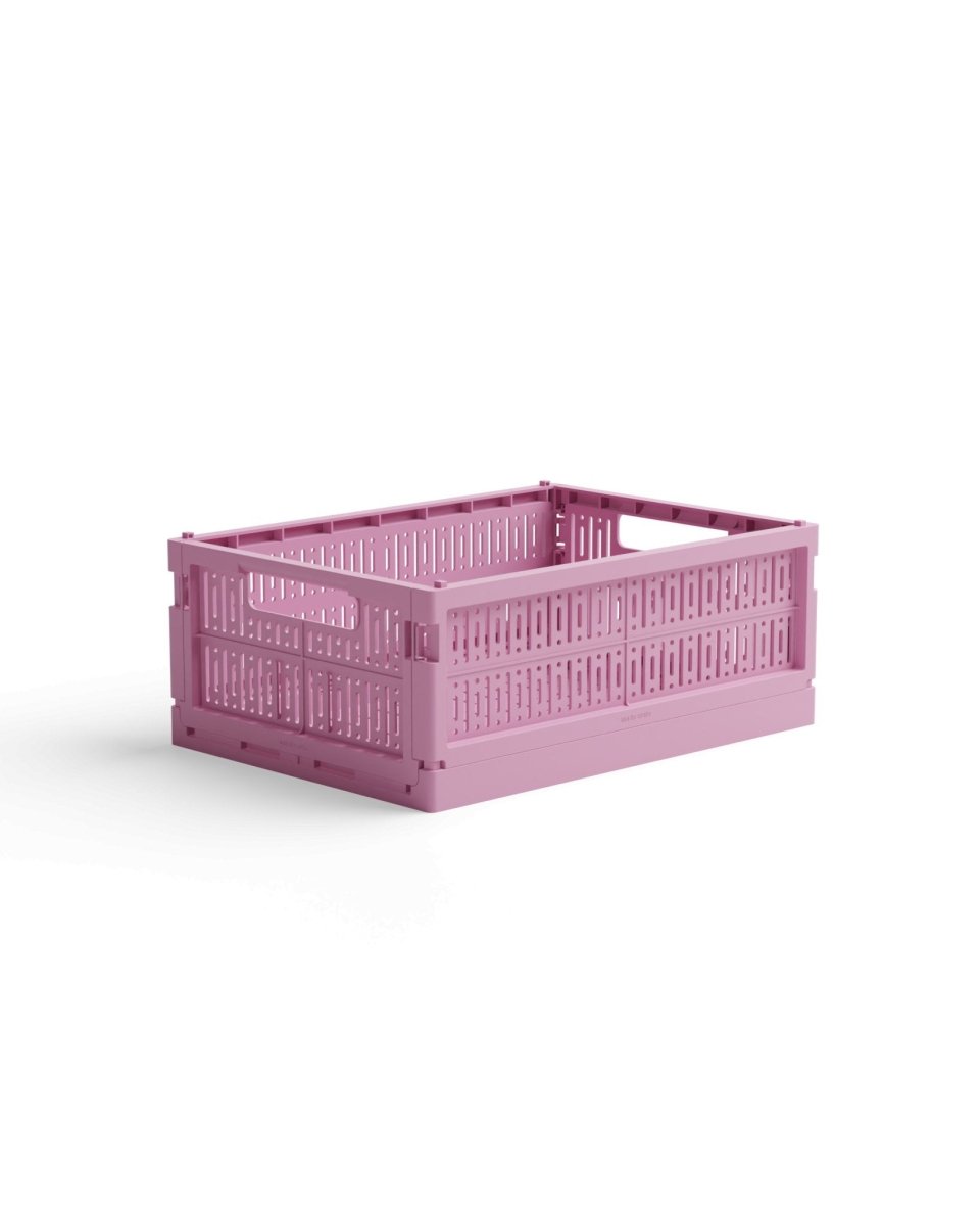Made Crate - Klappbox Midi Soft Fuchsia - ROSA ECK - Pink, ,