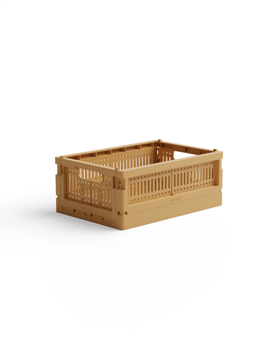 Made Crate - Klappbox Mini Fudge - ROSA ECK - Braun, ,