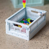 Made Crate - Klappbox Mini Ice Cube Blue - ROSA ECK - Blau, ,
