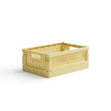 Made Crate - Klappbox Mini Lemon Cream - ROSA ECK - Gelb, ,