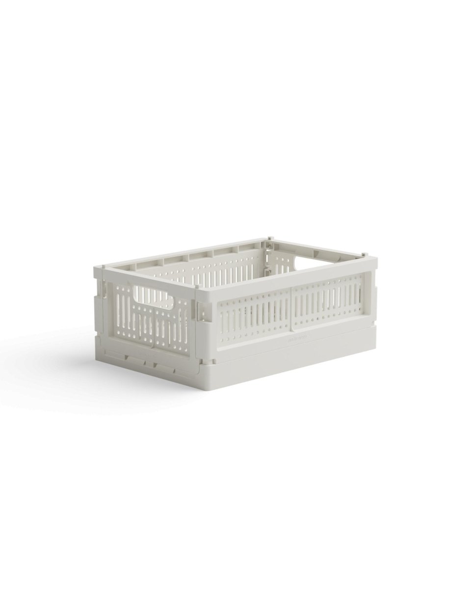 Made Crate - Klappbox Mini Milk - ROSA ECK - Weiß, ,