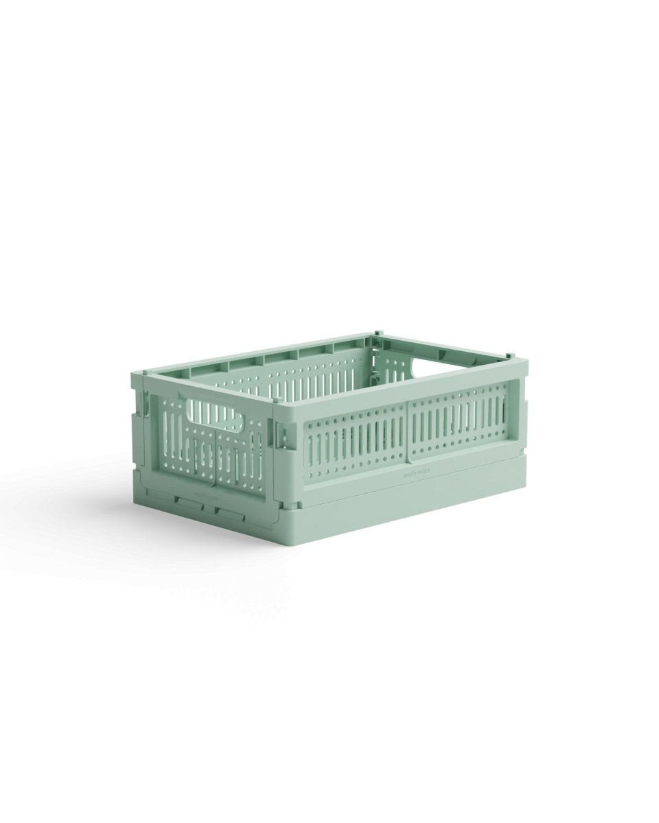 Made Crate - Klappbox Mini Minty - ROSA ECK - Grün, ,