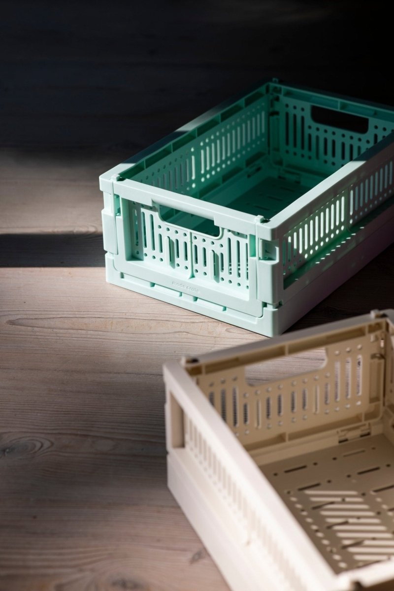 Made Crate - Klappbox Mini Minty - ROSA ECK - Grün, ,