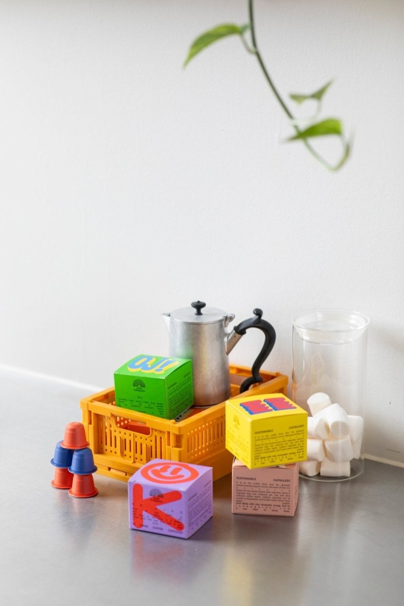 Made Crate - Klappbox Mini Mustard - ROSA ECK - Gelb, ,