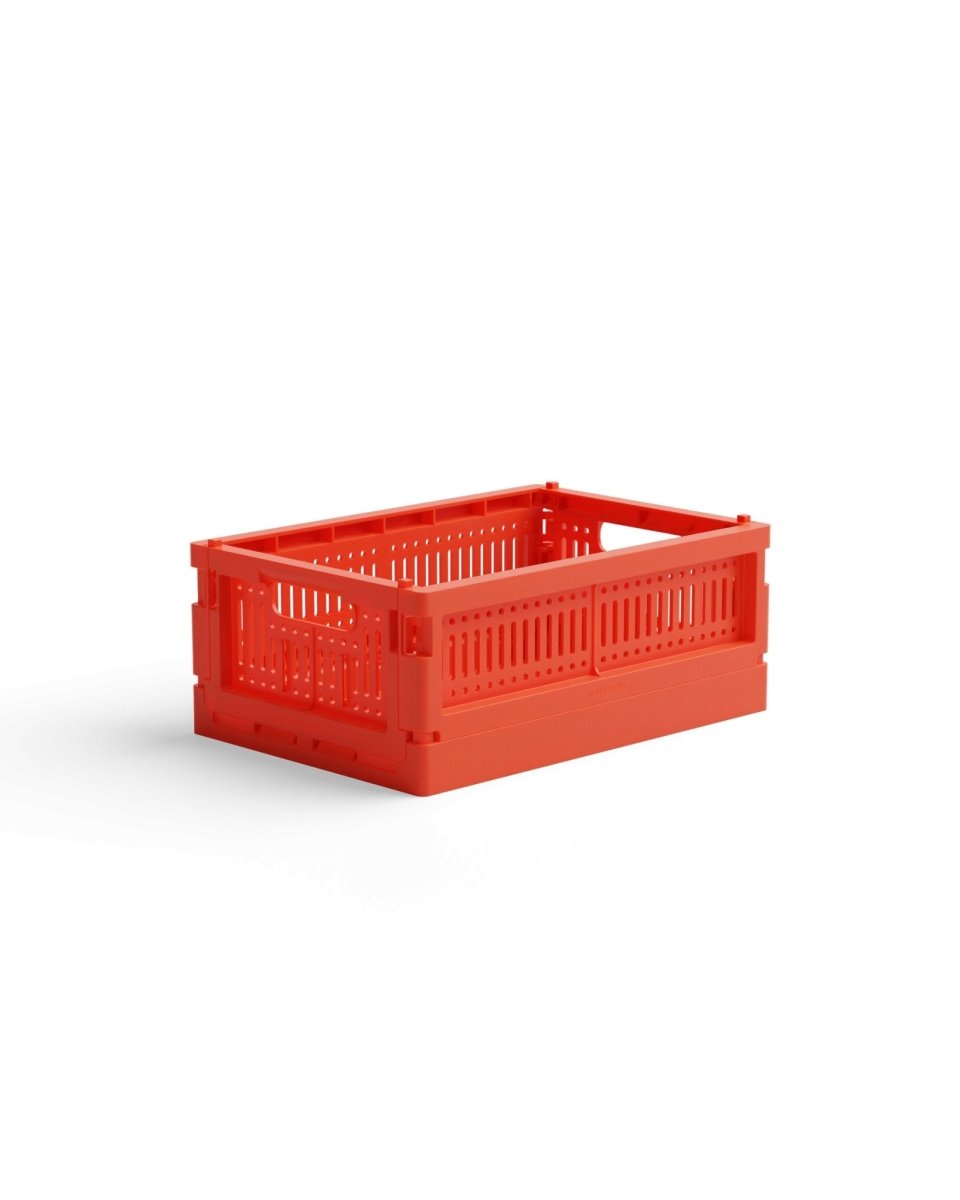 Made Crate - Klappbox Mini So Bright So Red - ROSA ECK - Rot, ,