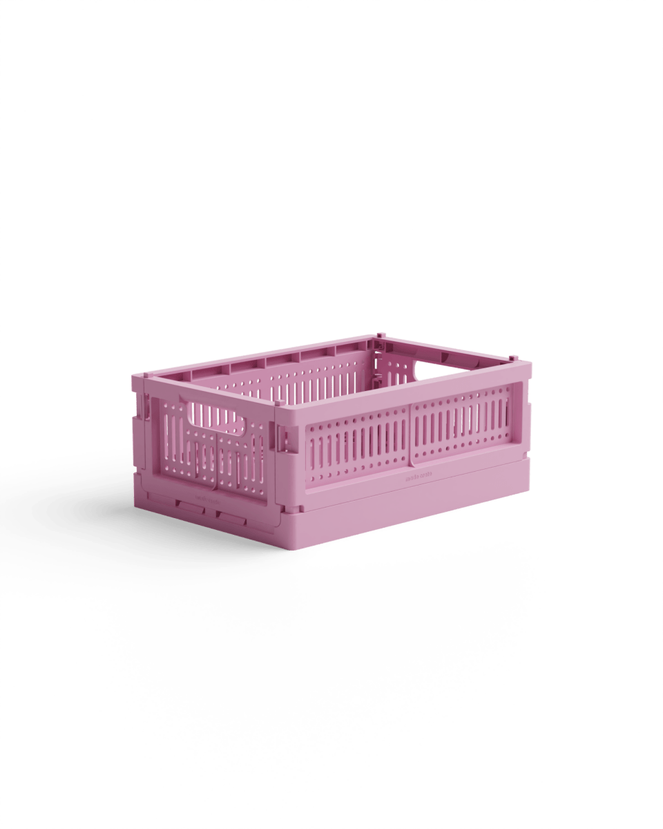Made Crate - Klappbox Mini Soft Fuchsia - ROSA ECK - Pink, ,