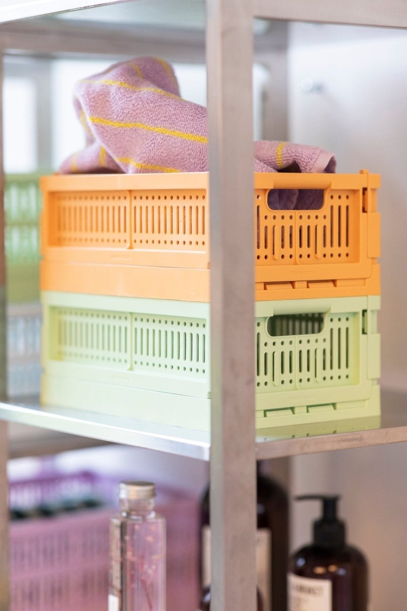Made Crate - Klappbox Mini Spring Green - ROSA ECK - Grün, ,