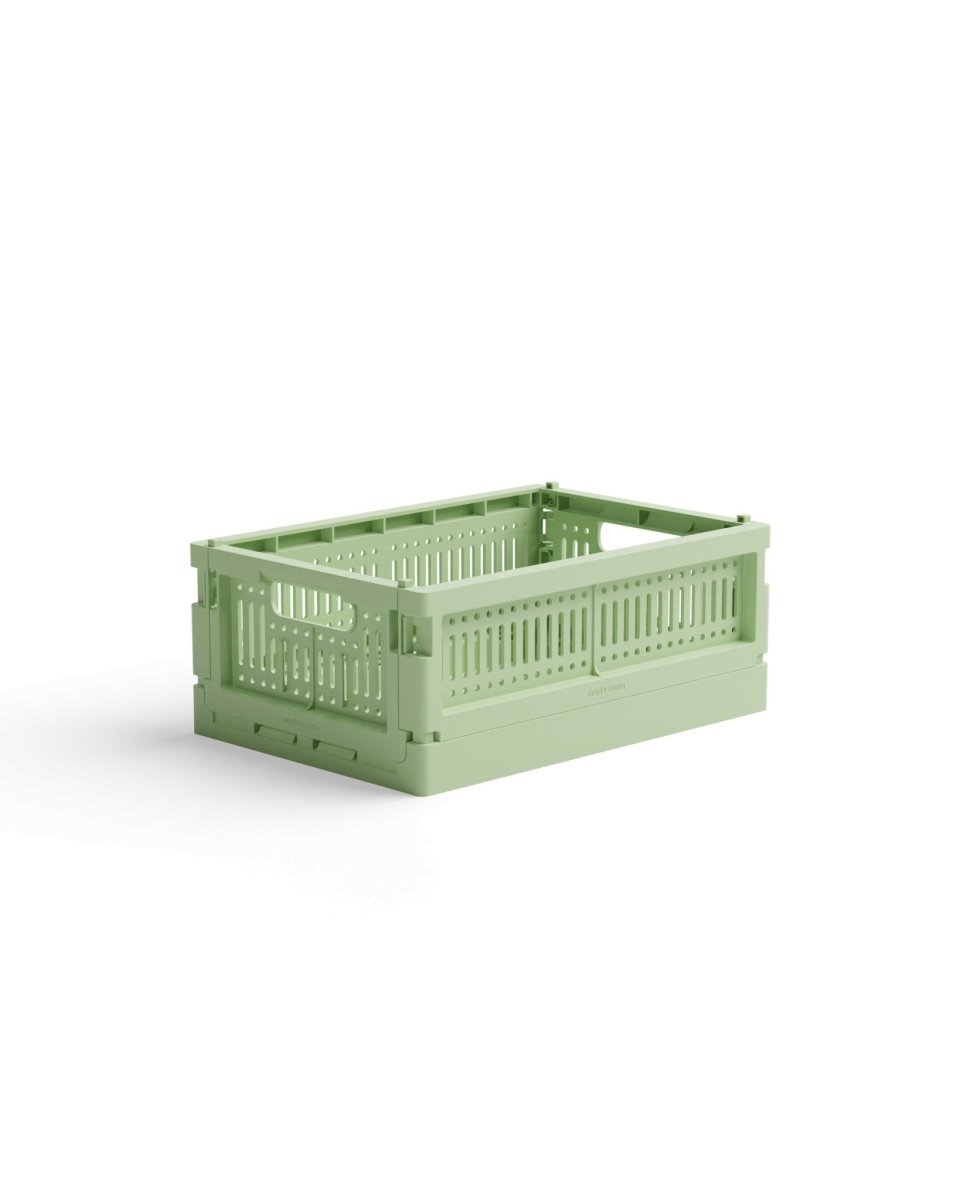 Made Crate - Klappbox Mini Spring Green - ROSA ECK - Grün, ,