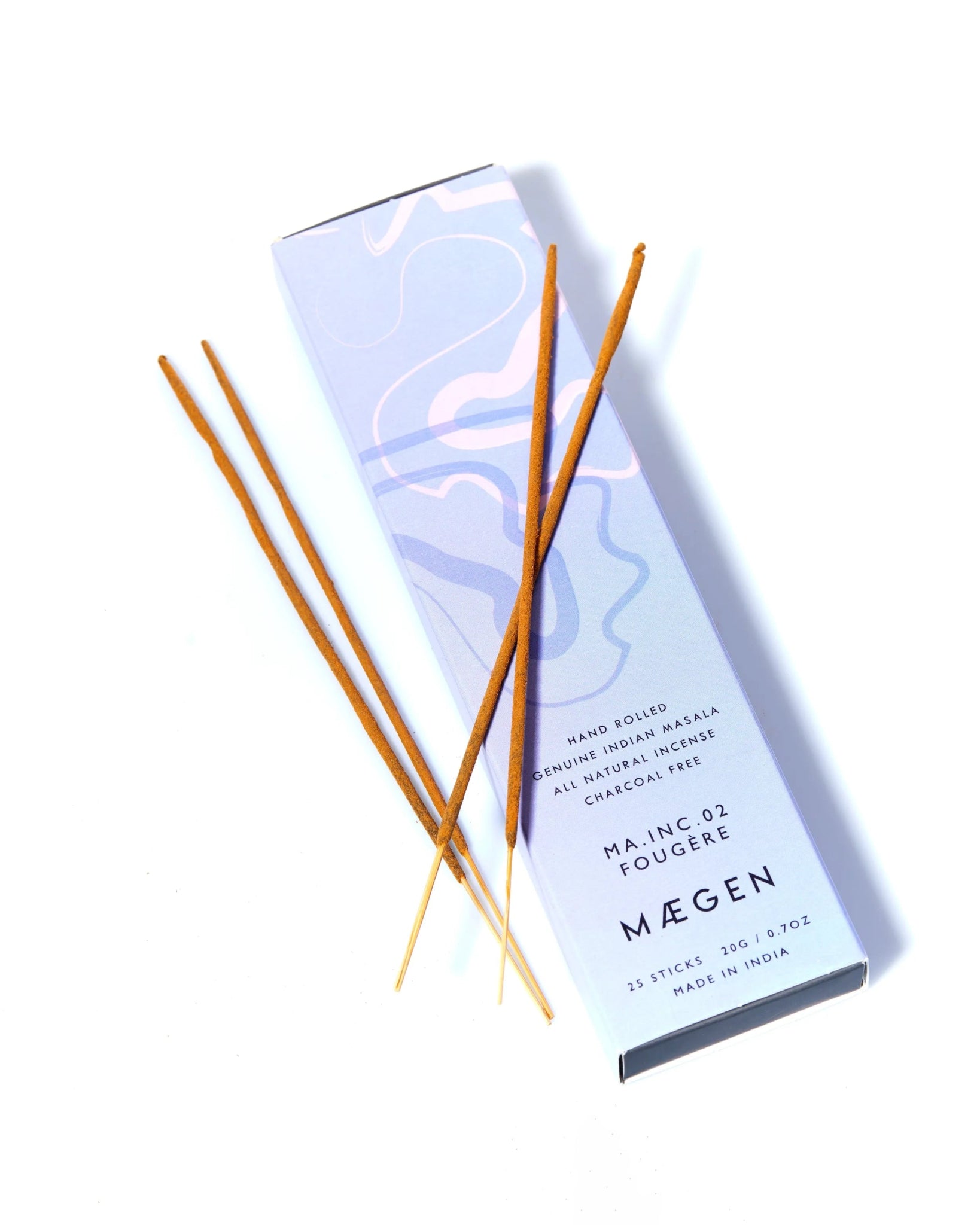 MAEGEN - FOUGERE Räucherstäbchen (25 Stück) - Räucherstäbchen - ROSA ECK Concept Store
