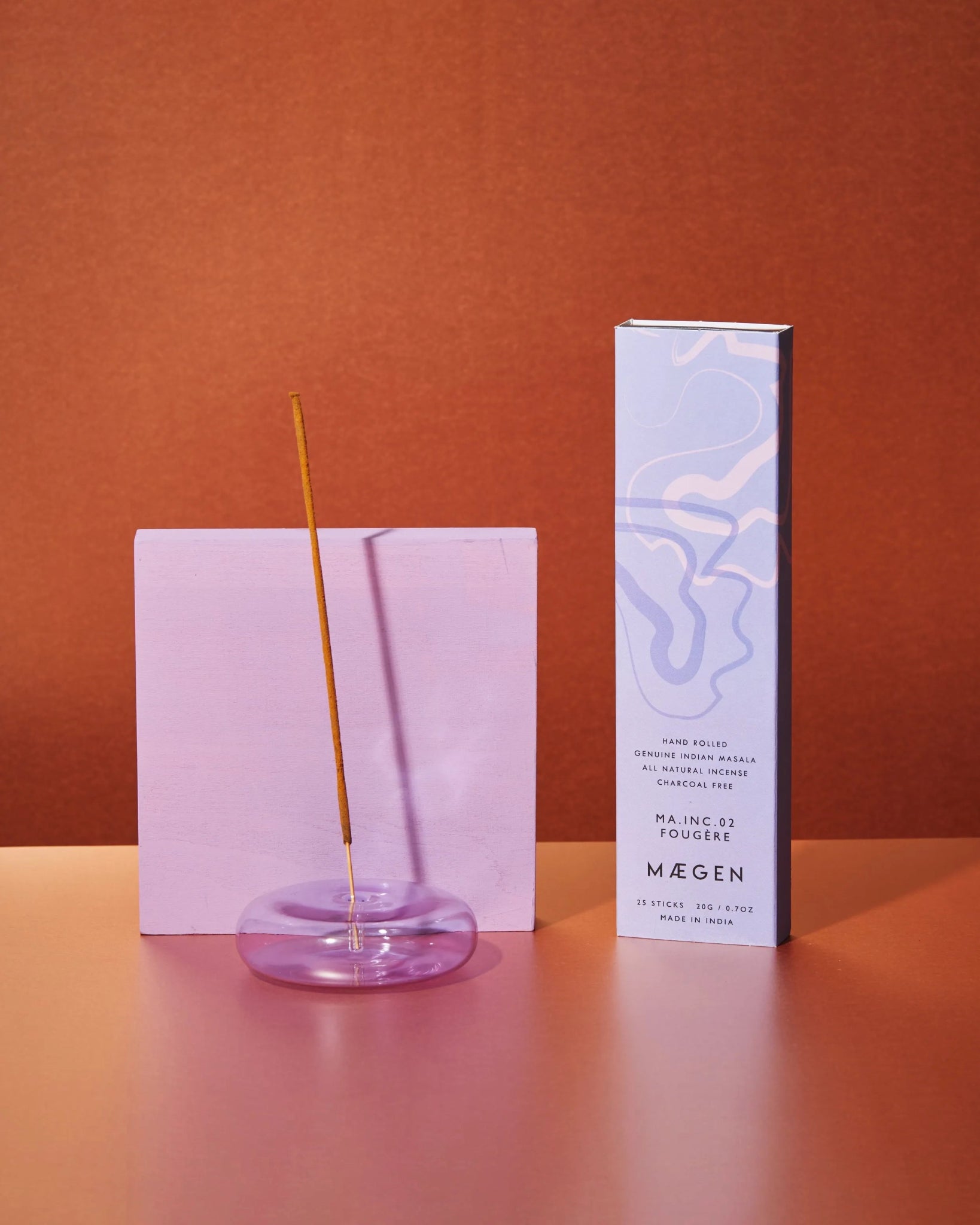 MAEGEN - FOUGERE Räucherstäbchen (25 Stück) - Räucherstäbchen - ROSA ECK Concept Store