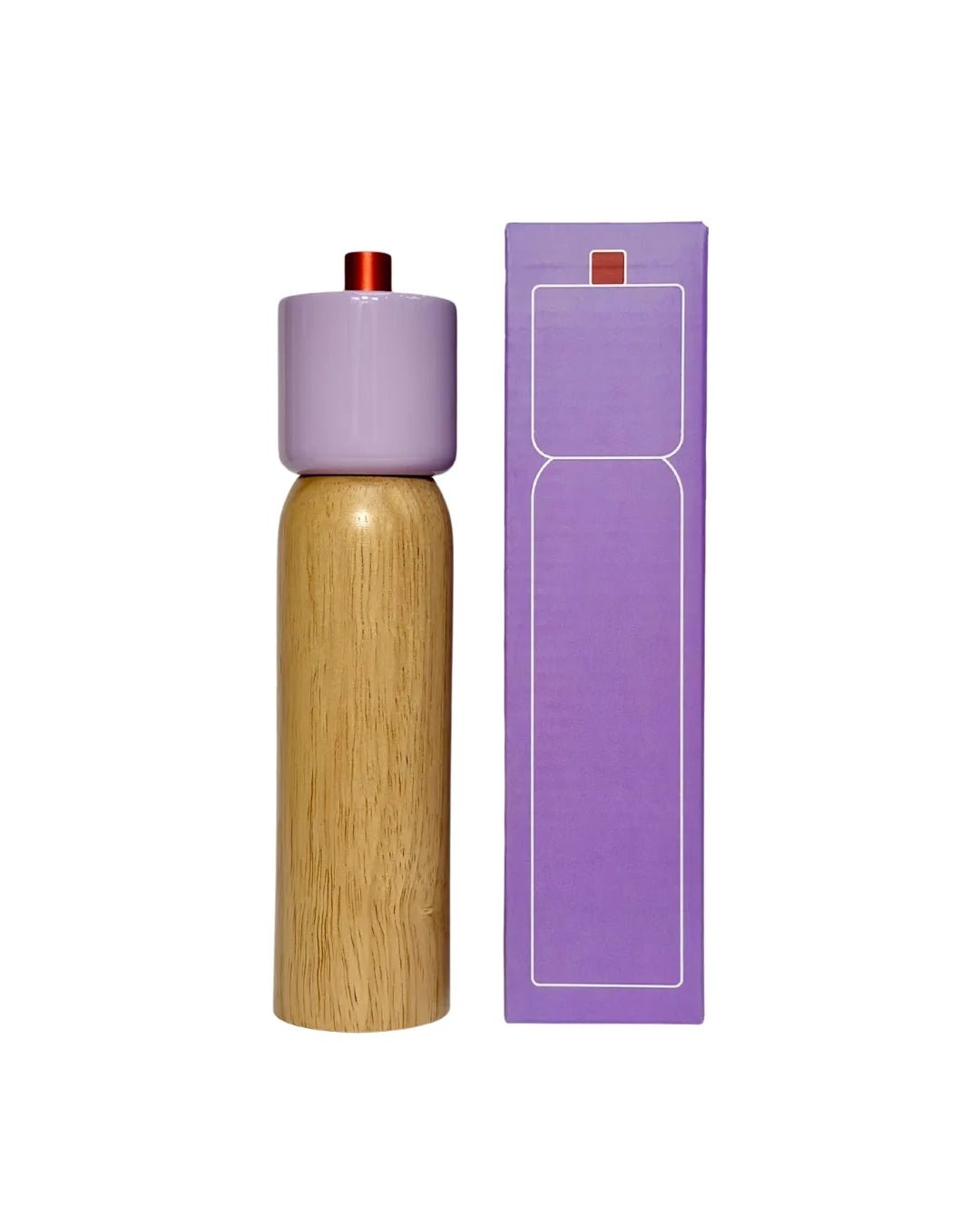 MAEGEN - Großer Salz - und Pfefferstreuer | Lilac/Red - Salz - und Pfefferstreuer - ROSA ECK Concept Store