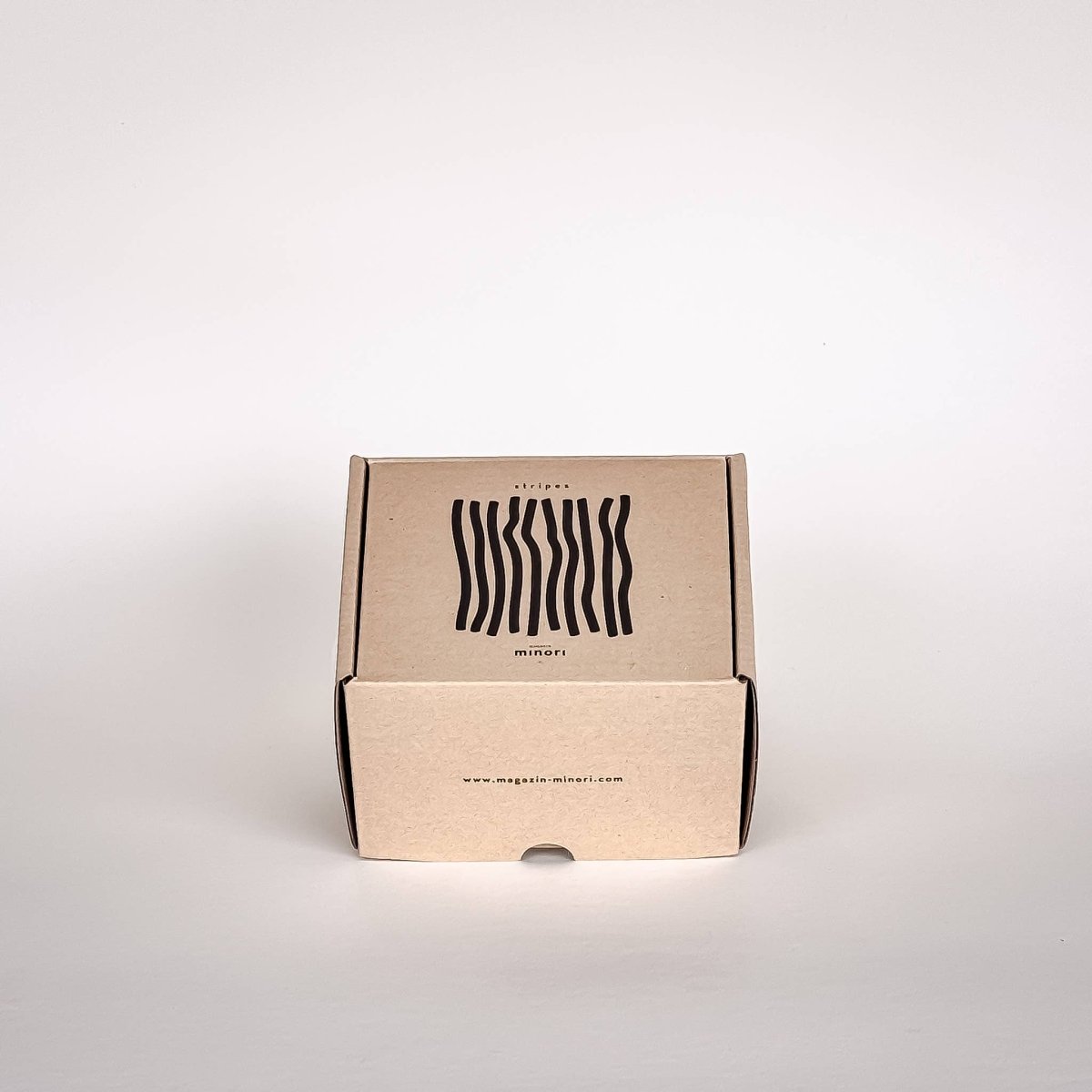 Magazin Minori - STRIPES Espressotasse mit Streifen • vulcano black - Kaffee - und Teetasse - ROSA ECK Concept Store