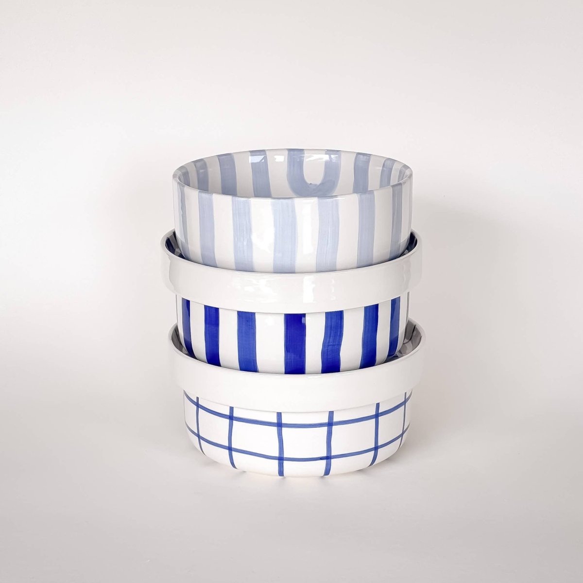 Magazin Minori - STRIPES Kleiner Teller • morning azzurro - Teller - ROSA ECK Concept Store
