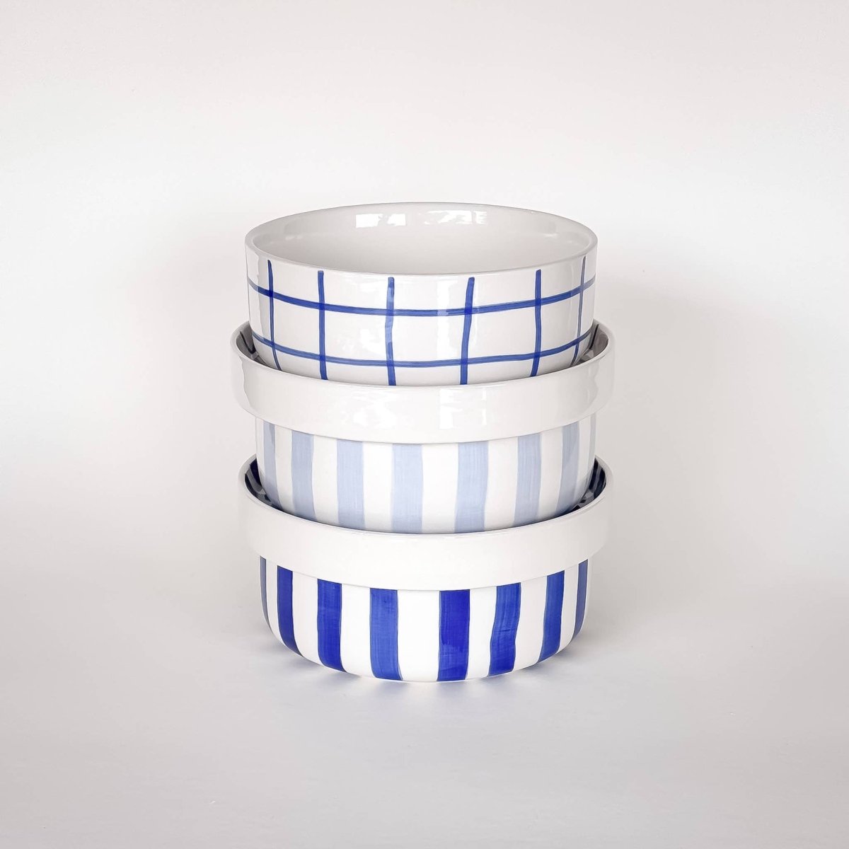 Magazin Minori - STRIPES Kleiner Teller • morning azzurro - Teller - ROSA ECK Concept Store