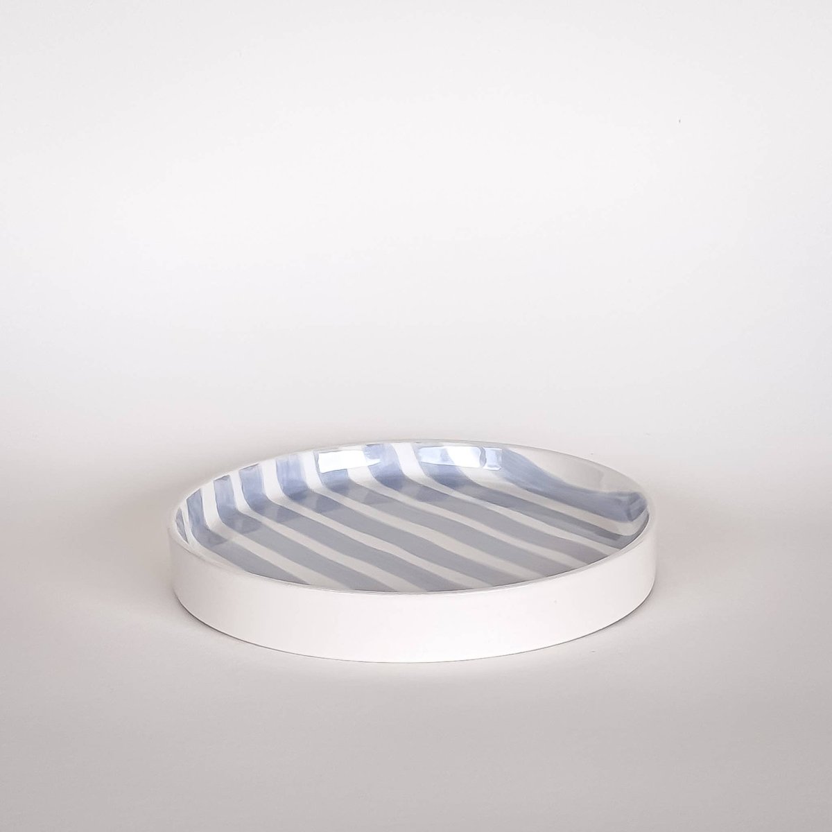 Magazin Minori - STRIPES Kleiner Teller • morning azzurro - Teller - ROSA ECK Concept Store