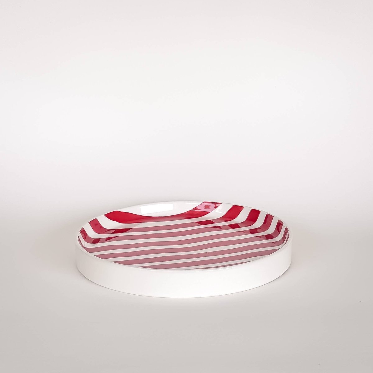 Magazin Minori - STRIPES Kleiner Teller • tramonto red - Teller - ROSA ECK Concept Store