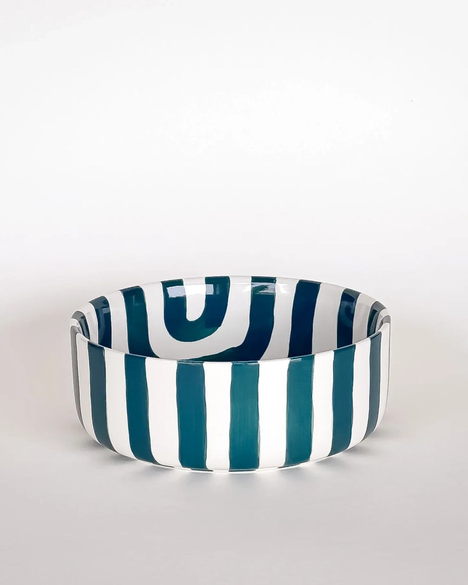 Magazin Minori - STRIPES Schale (600 ml) • gentle green - ROSA ECK Concept Store