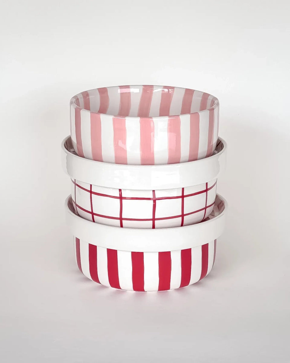 Magazin Minori - STRIPES Schale (600 ml) • incanto rose - ROSA ECK Concept Store