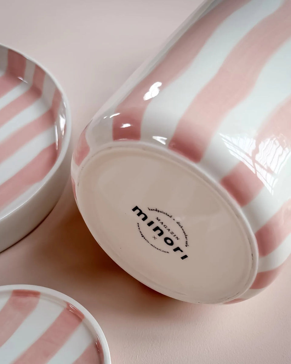 Magazin Minori - STRIPES Schale (600 ml) • incanto rose - ROSA ECK Concept Store