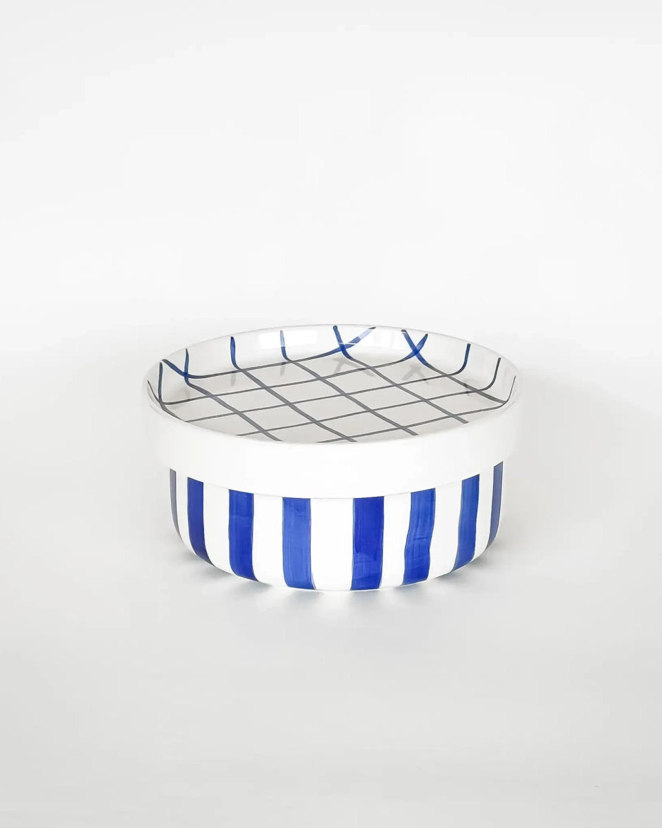 Magazin Minori - STRIPES Schale (600 ml) • mare blue - Schüssel - ROSA ECK Concept Store