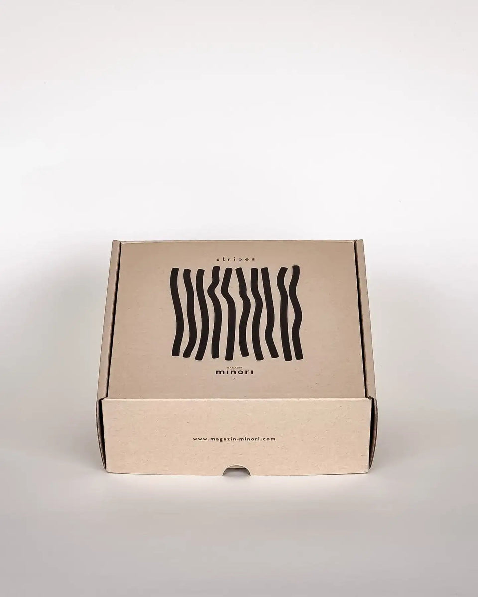Magazin Minori - STRIPES Schale (600 ml) • tramonto red - ROSA ECK Concept Store