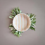Magazin Minori - STRIPES Schale | boho beige - ROSA ECK - Beige, Schüssel,