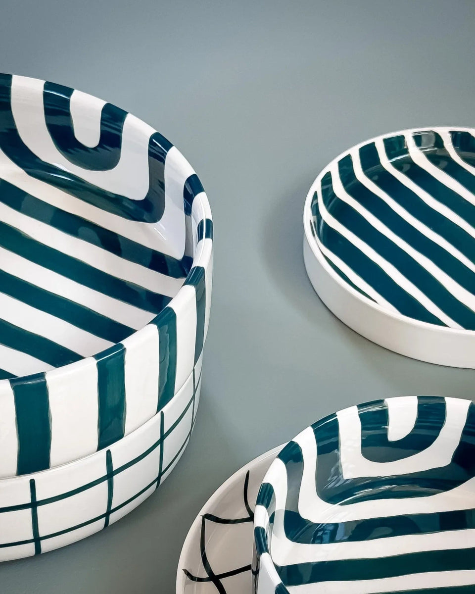 Magazin Minori - STRIPES Tasse (300 ml) • gentle green - Kaffee - und Teetasse - ROSA ECK Concept Store