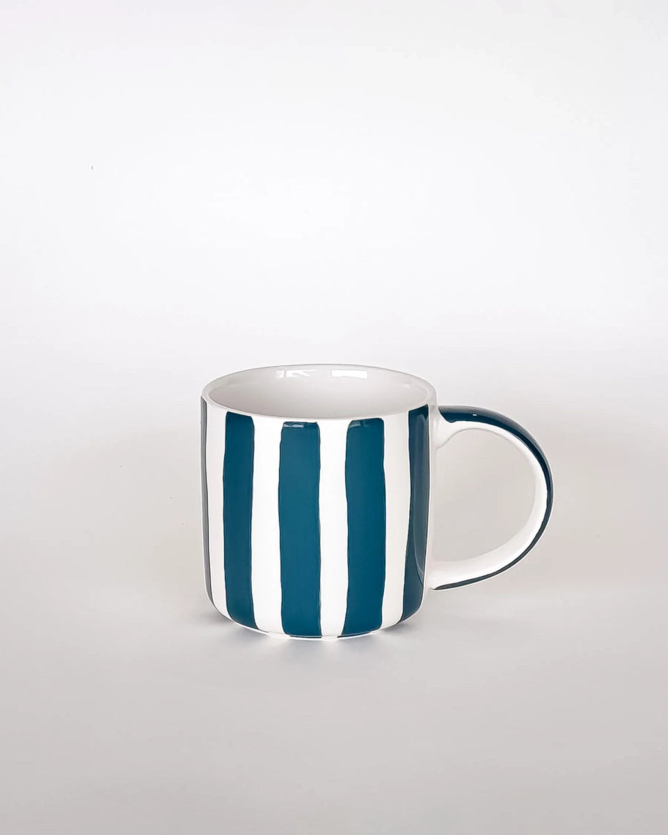 Magazin Minori - STRIPES Tasse (300 ml) • gentle green - Kaffee - und Teetasse - ROSA ECK Concept Store