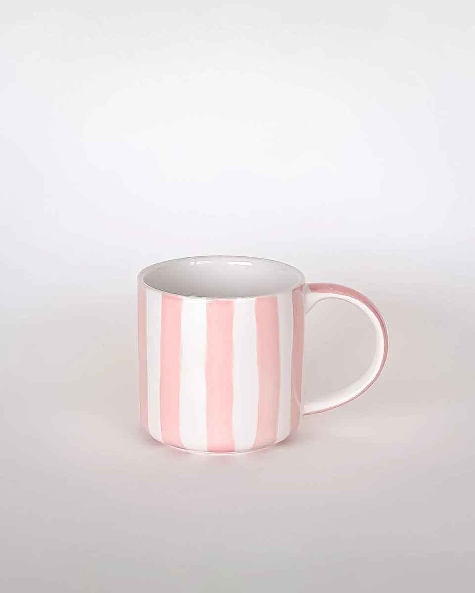 Magazin Minori - STRIPES Tasse (300 ml) • incanto rose - Kaffee - und Teetasse - ROSA ECK Concept Store