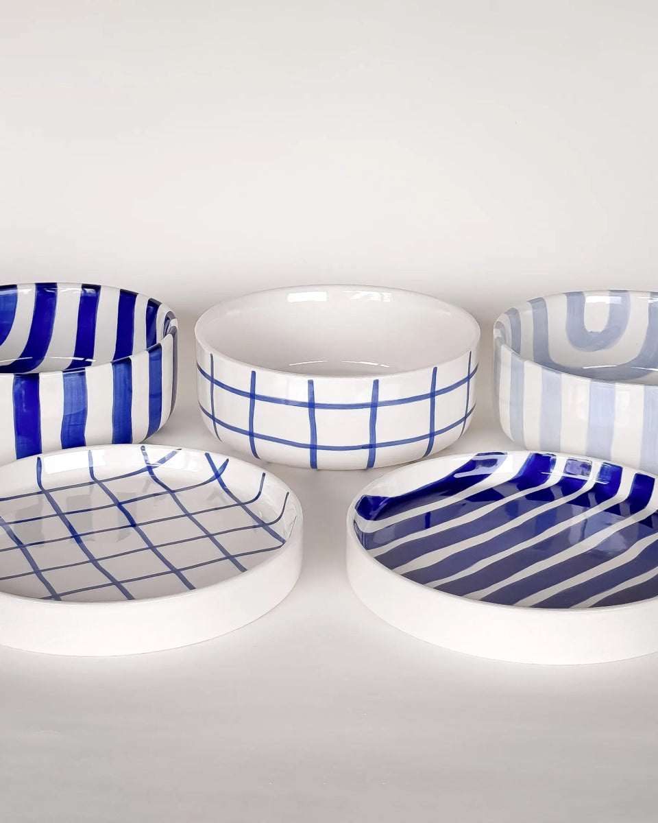 Magazin Minori - STRIPES Tasse (300 ml) • morning azzurro - ROSA ECK Concept Store