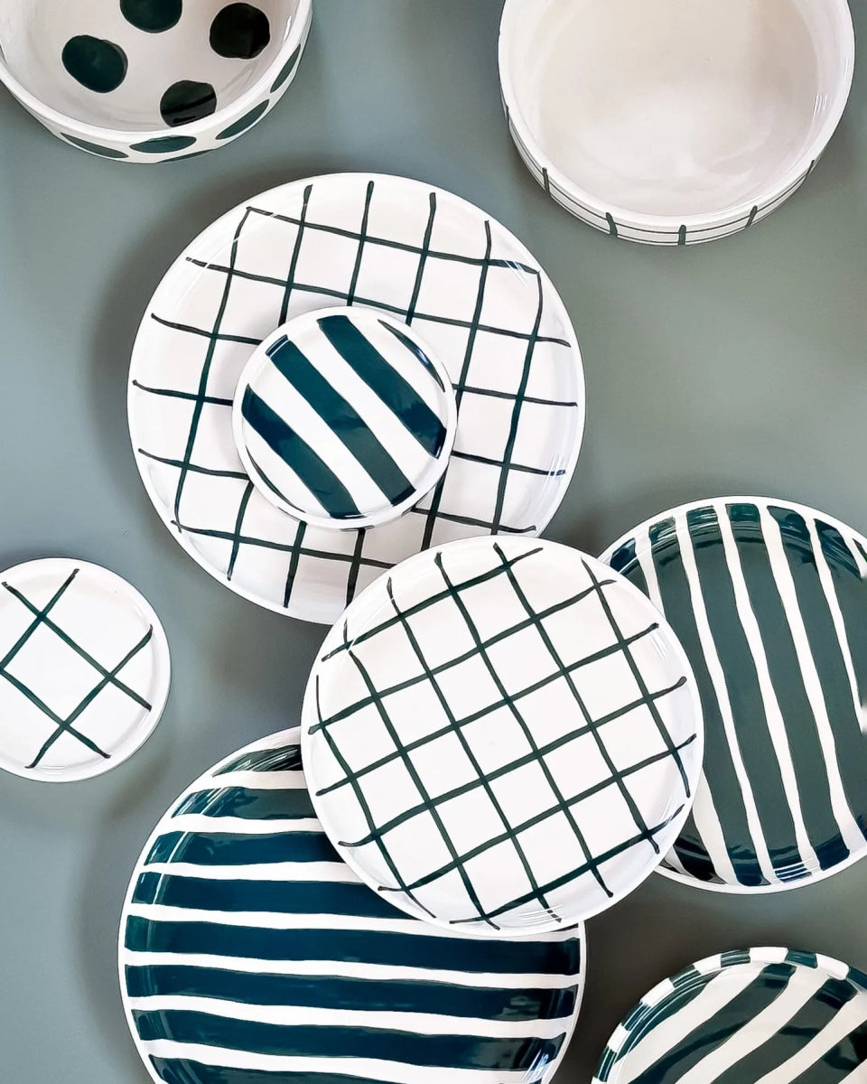 Magazin Minori - STRIPES Teller • gentle green - Teller - ROSA ECK Concept Store