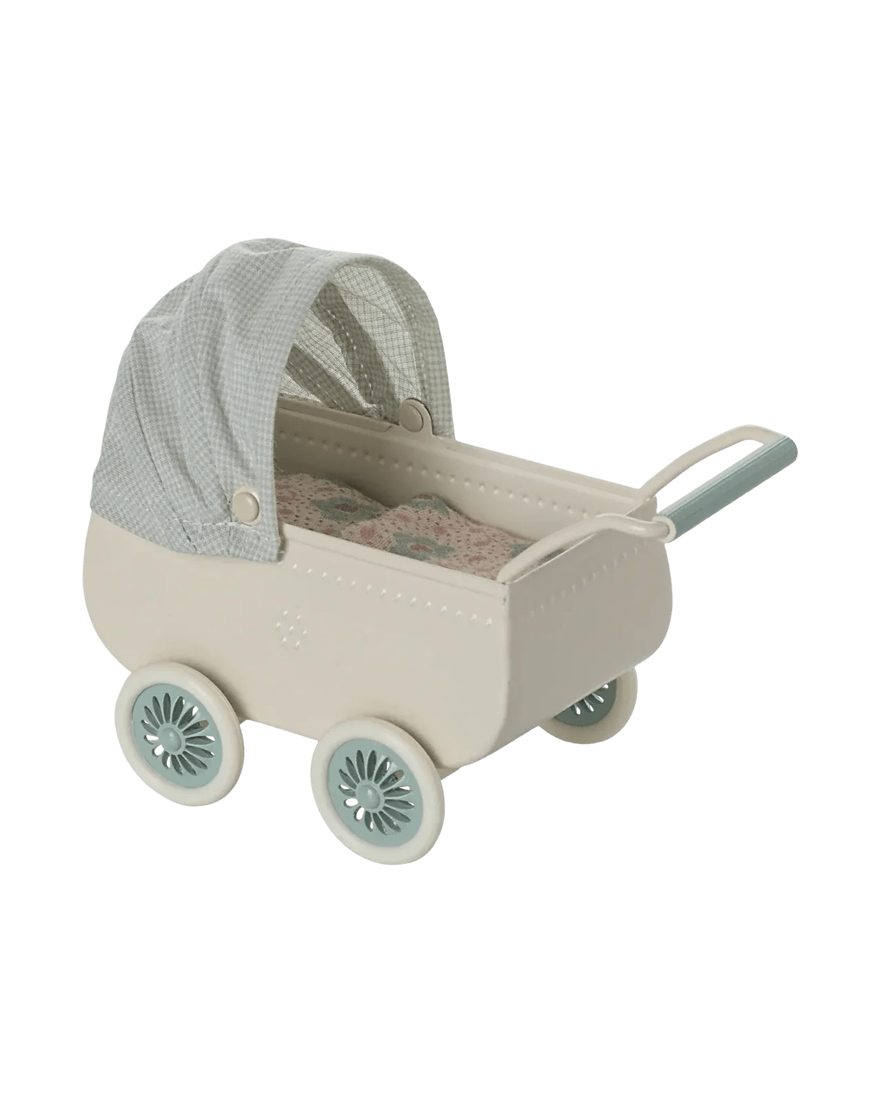 Maileg - Kinderwagen mit Babymaus | Minze - Spielzeug - ROSA ECK Concept Store