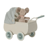 Maileg - Kinderwagen mit Babymaus | Minze - Spielzeug - ROSA ECK Concept Store