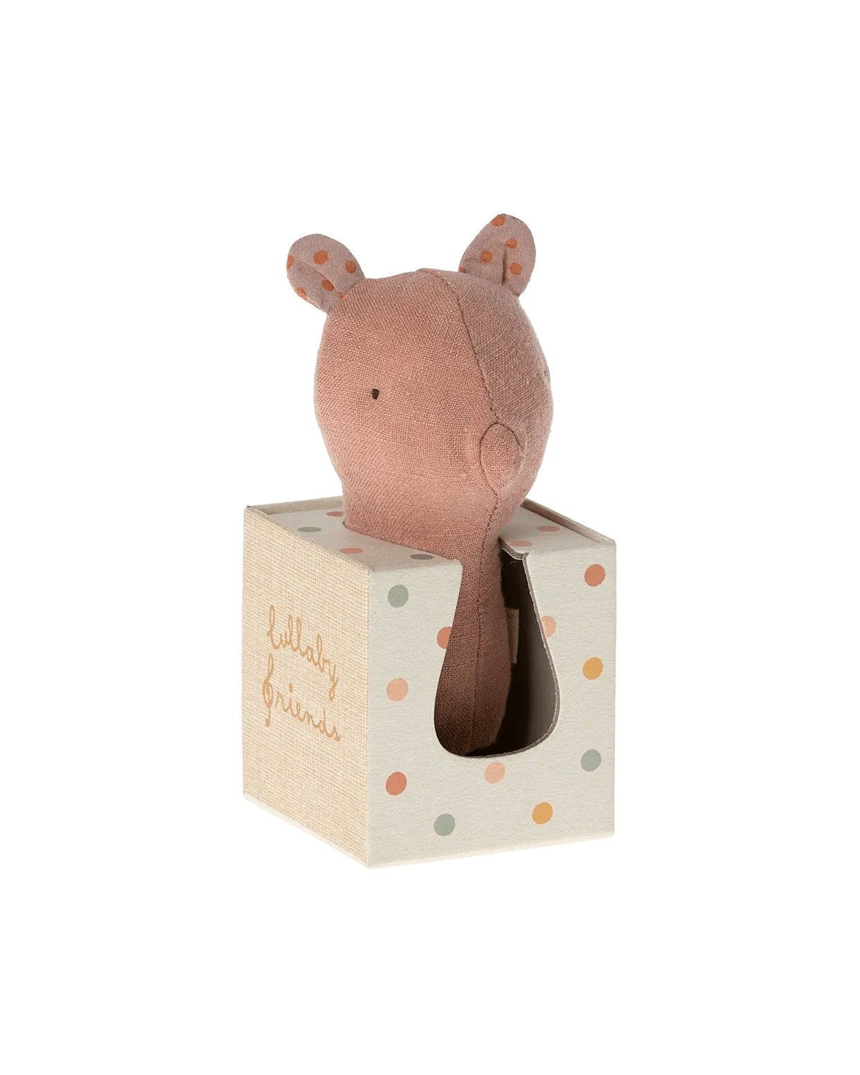 Maileg - LULLABY FRIENDS Rassel | Schwein - Babyspielzeug - ROSA ECK Concept Store