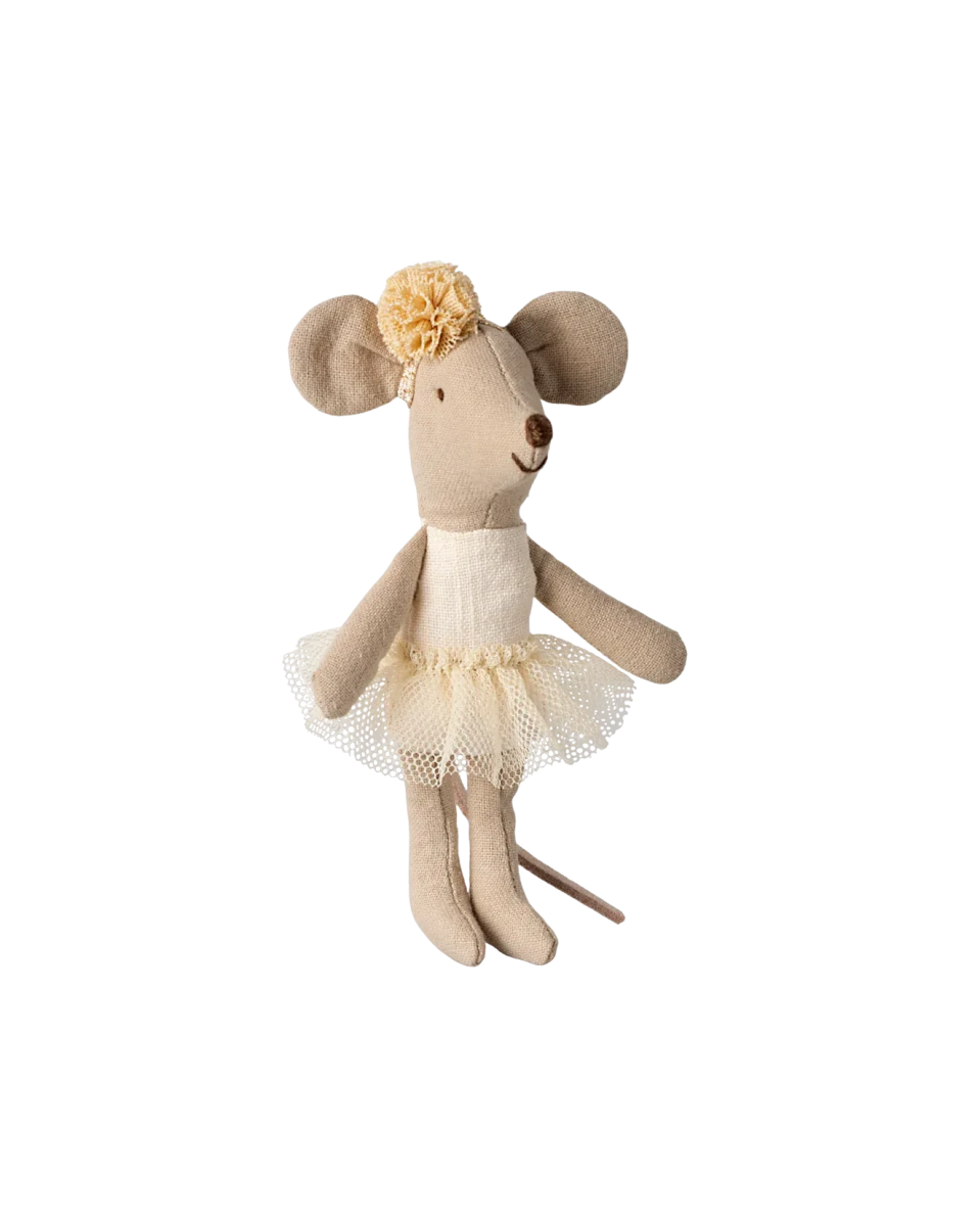 Maileg - Maileg Ballerina - Maus Kleine Schwester • Cremefarben - Spielzeug - ROSA ECK Concept Store