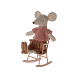 Maileg - Schaukelstuhl für Maileg Maus • Dunkel Powder - Spielzeug - ROSA ECK Concept Store