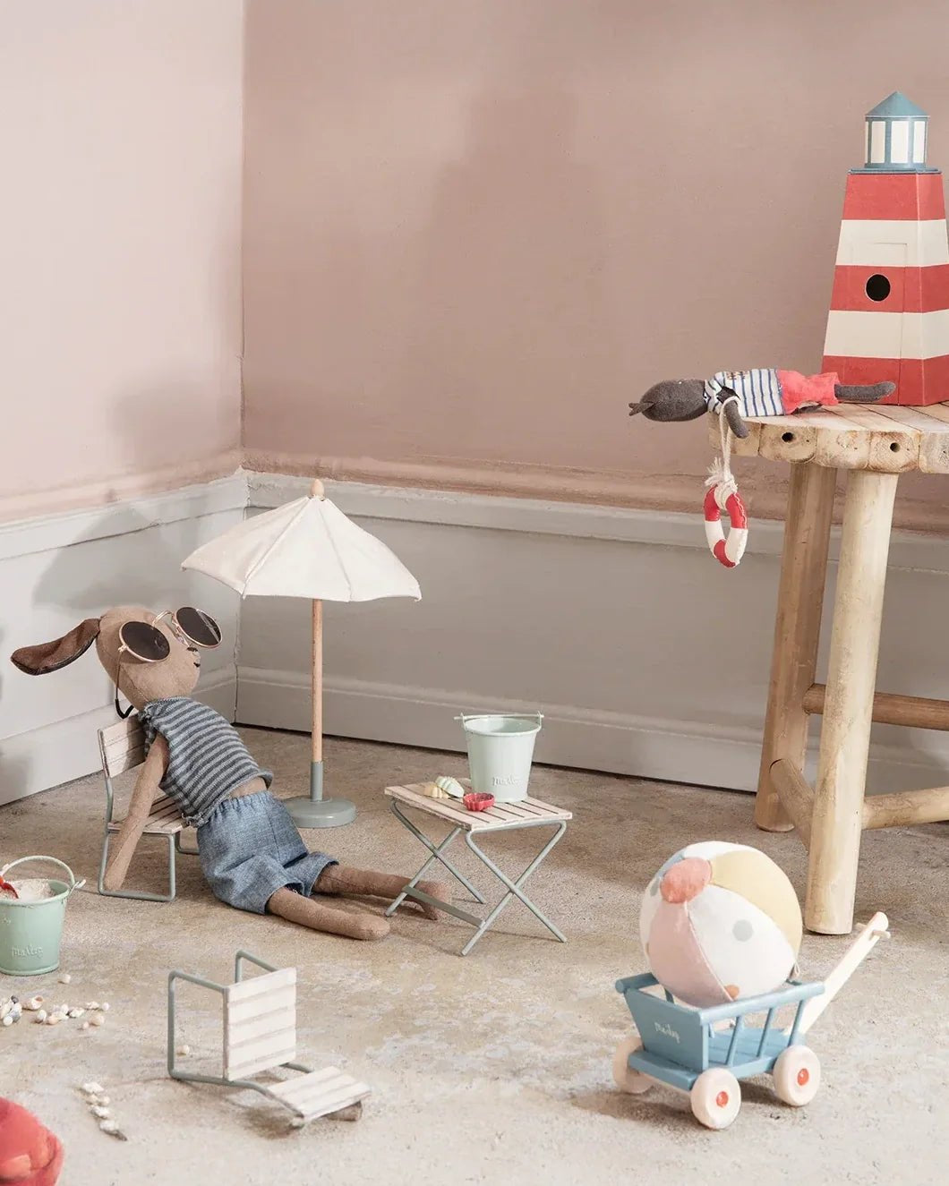 Maileg - Strand Set | Schaufel, Eimer & Muscheln - Spielzeug - ROSA ECK Concept Store