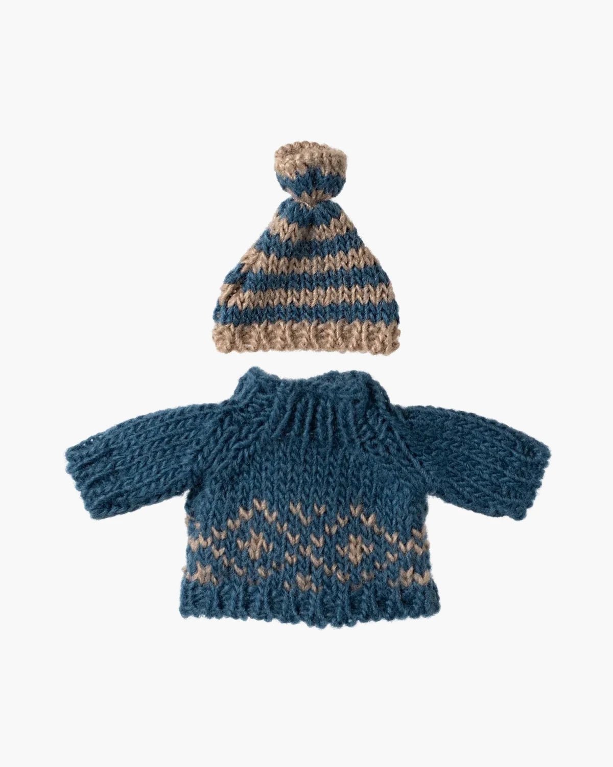 Maileg - Strickpullover und Mütze – Papa Maus - Spielzeug - ROSA ECK Concept Store