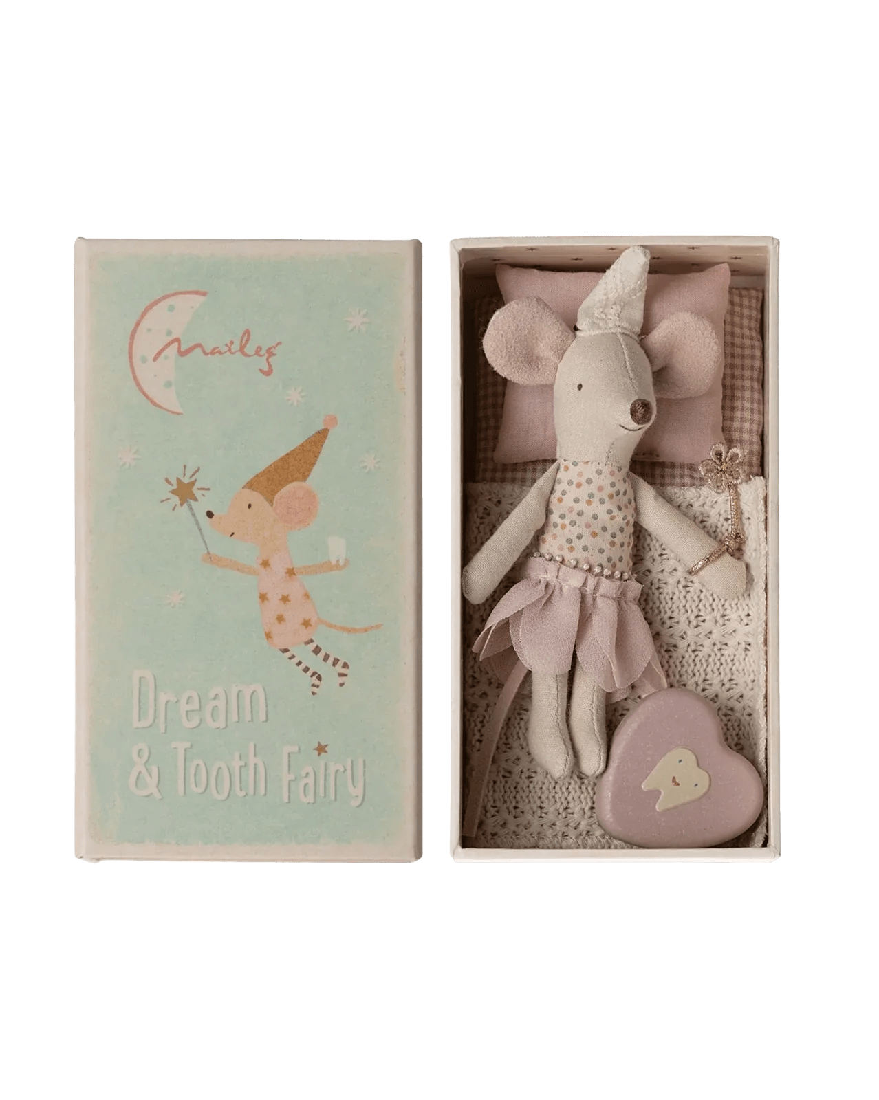 Maileg - Zahnfeenmaus - Kleine Schwester in Streichholzschachtel - Spielzeug - ROSA ECK Concept Store