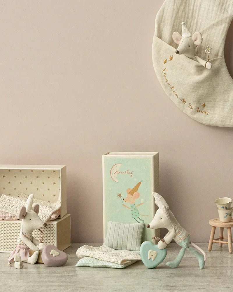 Maileg - Zahnfeenmaus - Kleine Schwester in Streichholzschachtel - Spielzeug - ROSA ECK Concept Store