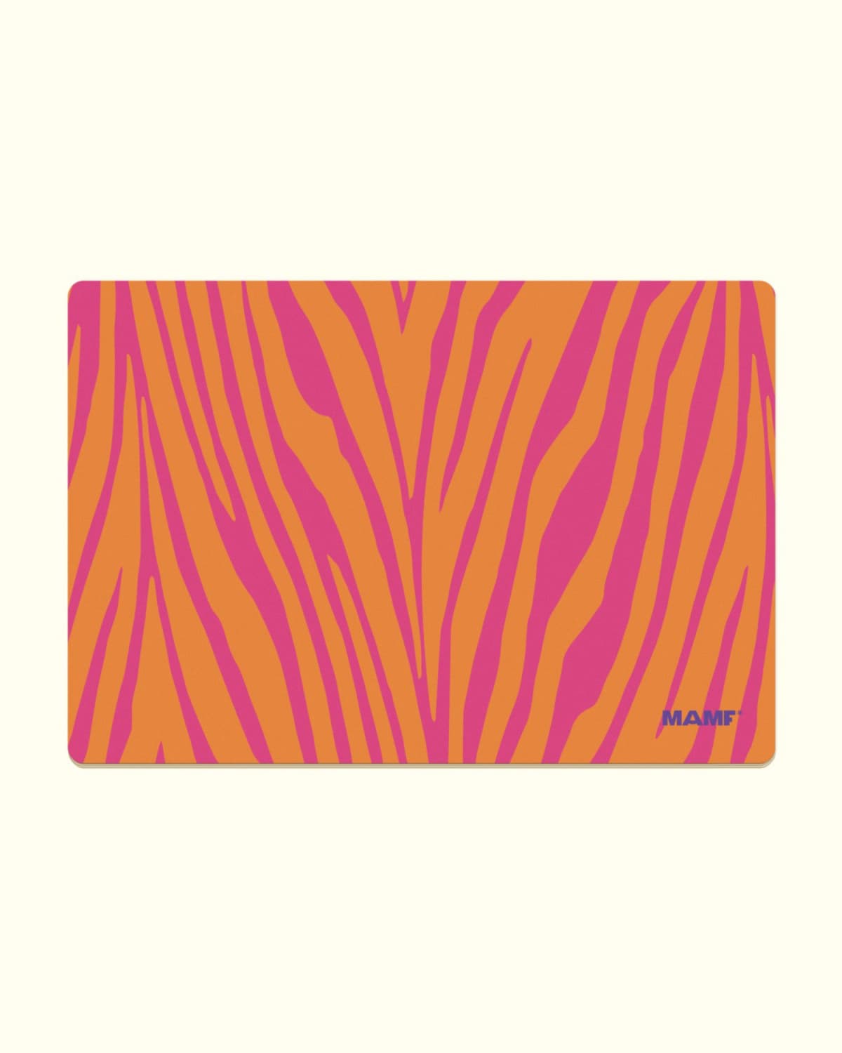 MAMF - PARLEZ - VOUS CROISSANT? Frühstücksbrettchen - ROSA ECK - Brett, Orange, Rot