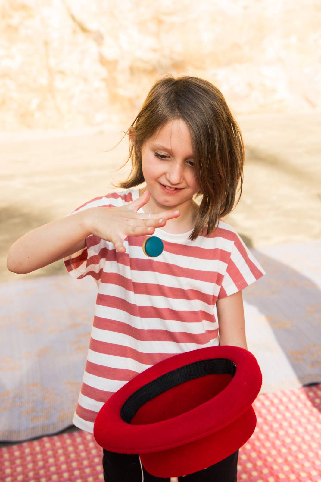 Me&mine - MINI YOYO Kinderspielzeug Gelb - ROSA ECK - Gelb, Holz,