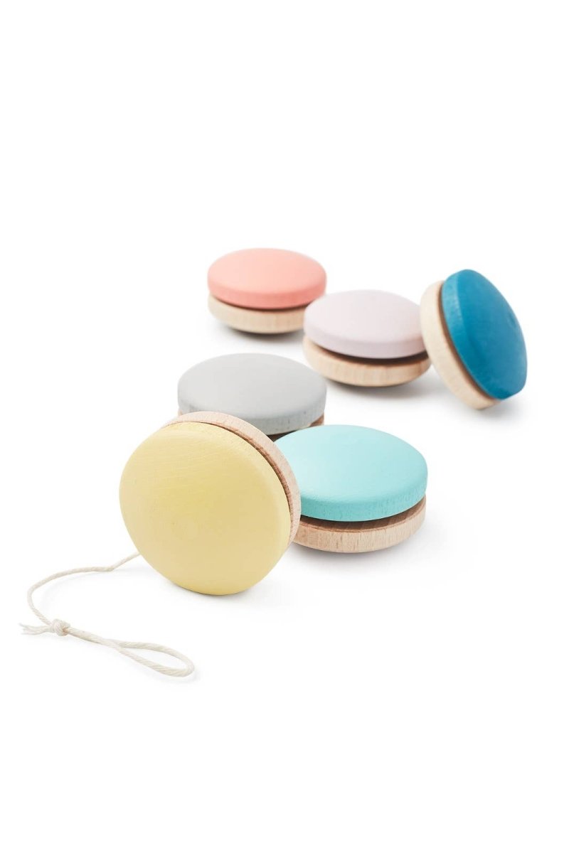 Me&mine - YOYO Kinderspielzeug aus Holz Minze - ROSA ECK - Blau, Holz, Kinder
