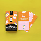 Minus éditions - LIKEN ODER NICHT? Fragespiel - ROSA ECK - 5 Minuten nur für uns, Karten,