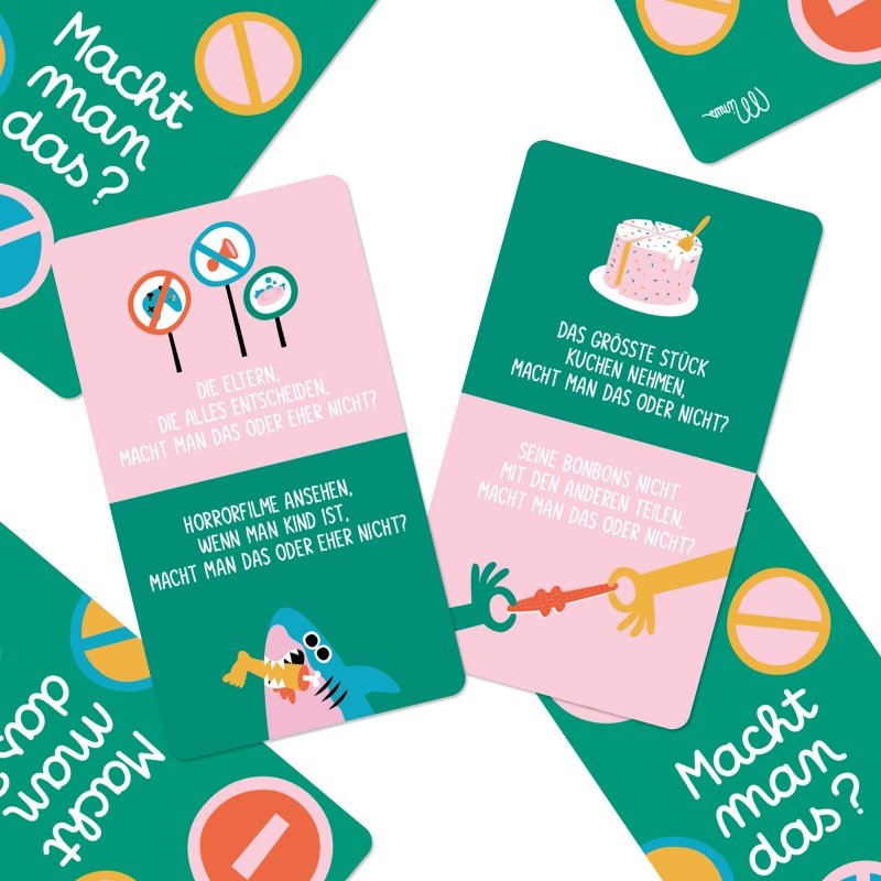 Minus éditions - MACHT MAN DAS? Fragespiel - ROSA ECK - 5 Minuten nur für uns, Karten,